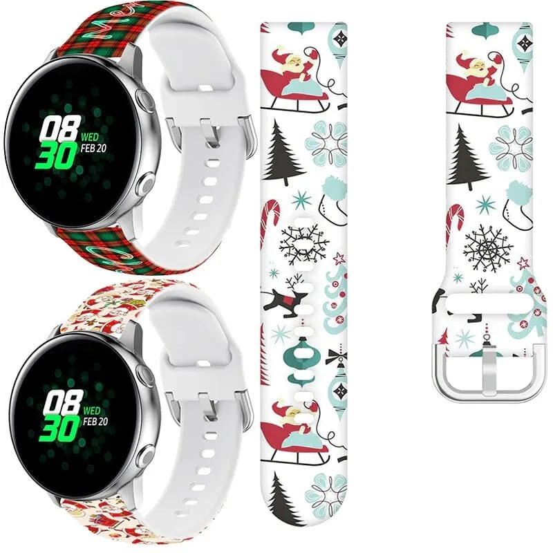 Christmas Watch Straps compatible with the Huawei Watch 4 Pro