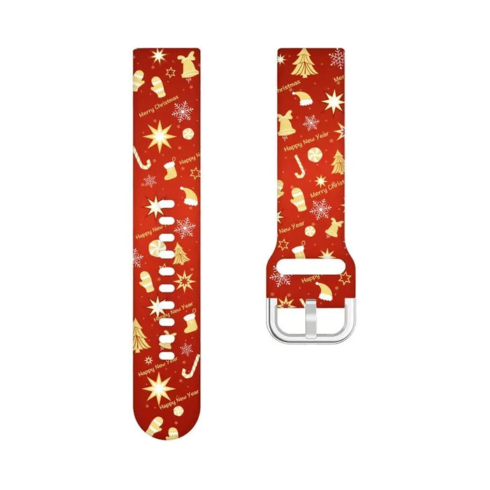 Christmas Watch Straps compatible with the Huawei Watch 4 Pro