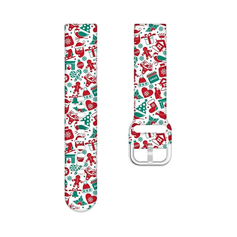 Christmas Watch Straps compatible with the Huawei Watch 4 Pro