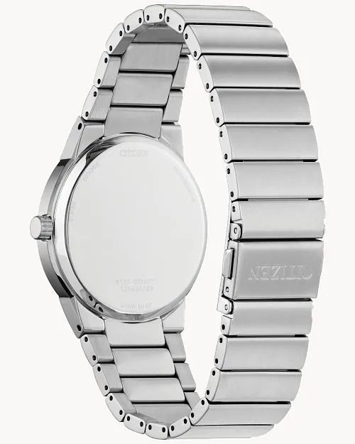 Citizen Axiom Blue Dial Stainless Steel Bracelet Watch BM7580-51L