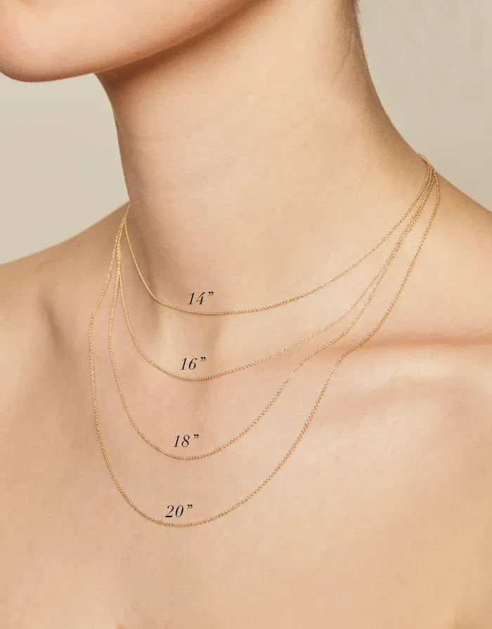 Classic Flat Oval Link Chain