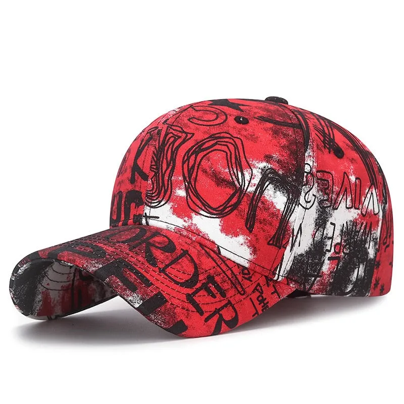 Cool Fashion Graffiti Women Men Caps Hat Female Male Sport Visors Baseball Cap Street Trend Sun Hat For Women Men