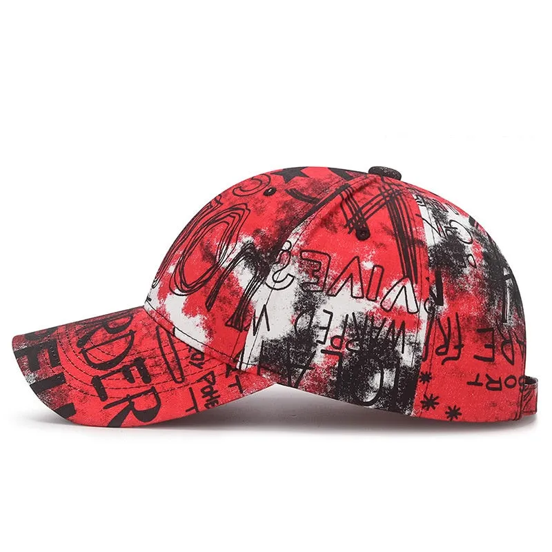 Cool Fashion Graffiti Women Men Caps Hat Female Male Sport Visors Baseball Cap Street Trend Sun Hat For Women Men