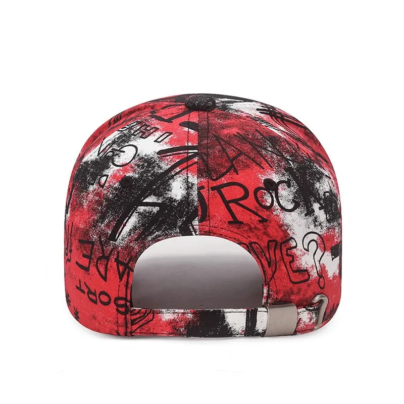 Cool Fashion Graffiti Women Men Caps Hat Female Male Sport Visors Baseball Cap Street Trend Sun Hat For Women Men