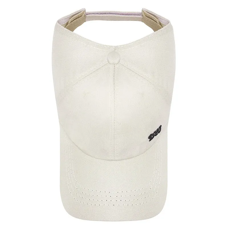 Cool Summer Women Ponytail Sun Caps Hat Female Outdoor Lady Baseball Cap For Women