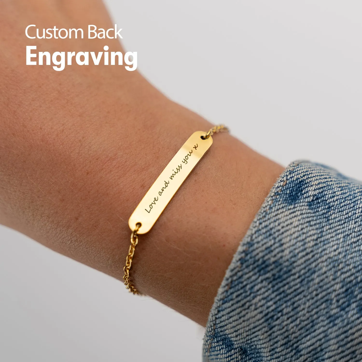 Coordinate Engraved Anklet/Bracelet