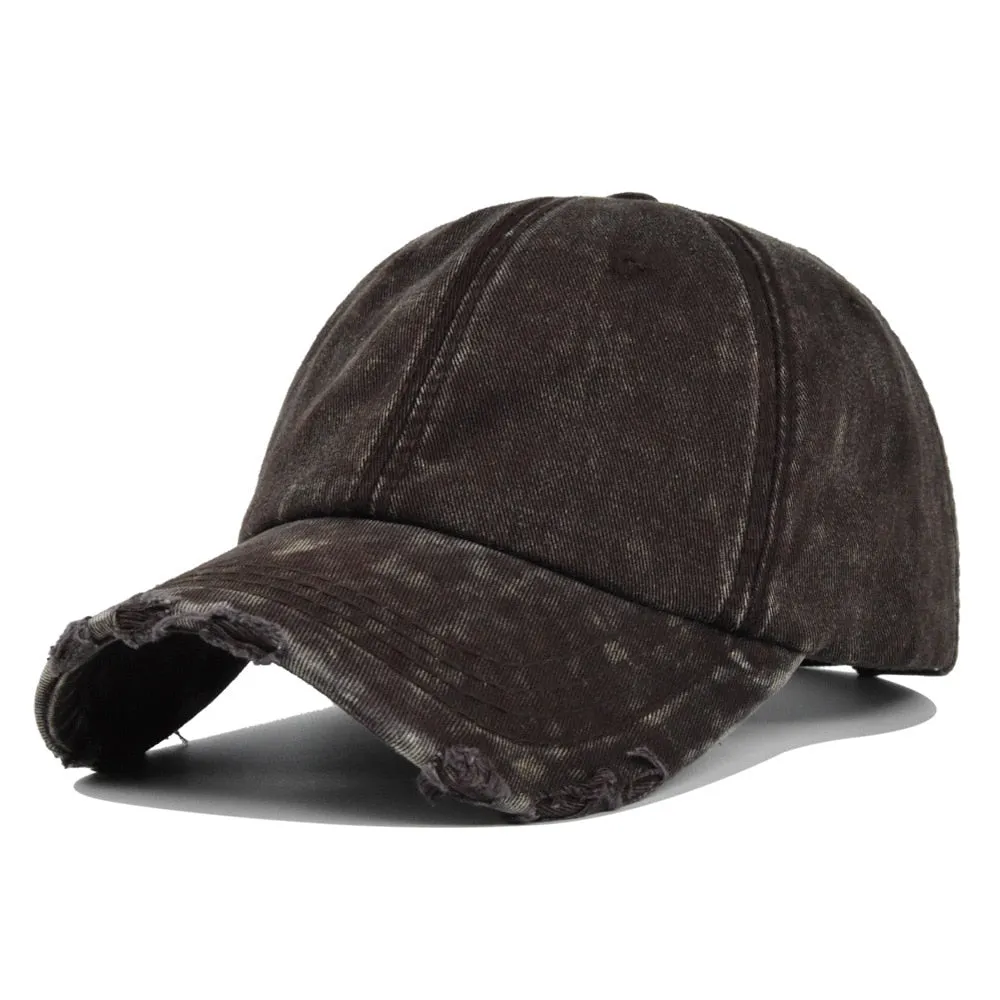 Cotton Retro Baseball Cap for Men Outdoor Sport Women's Summer Hat Snapback Solid Dad Caps Golf Bone Casquette