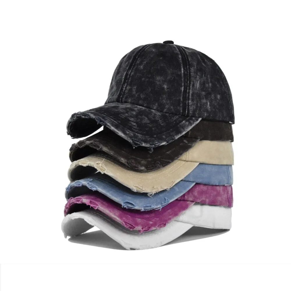 Cotton Retro Baseball Cap for Men Outdoor Sport Women's Summer Hat Snapback Solid Dad Caps Golf Bone Casquette