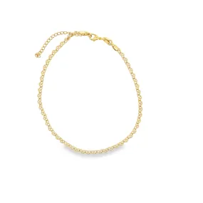 Dainty Designed Heart Anklet