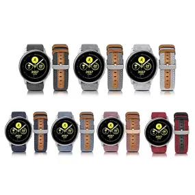 Denim & Leather Watch Straps Compatible with the Huawei Watch GT3 Pro