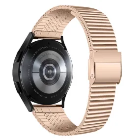 Double buckle stainless steel watch strap for Samsung Galaxy Watch - Pink Gold