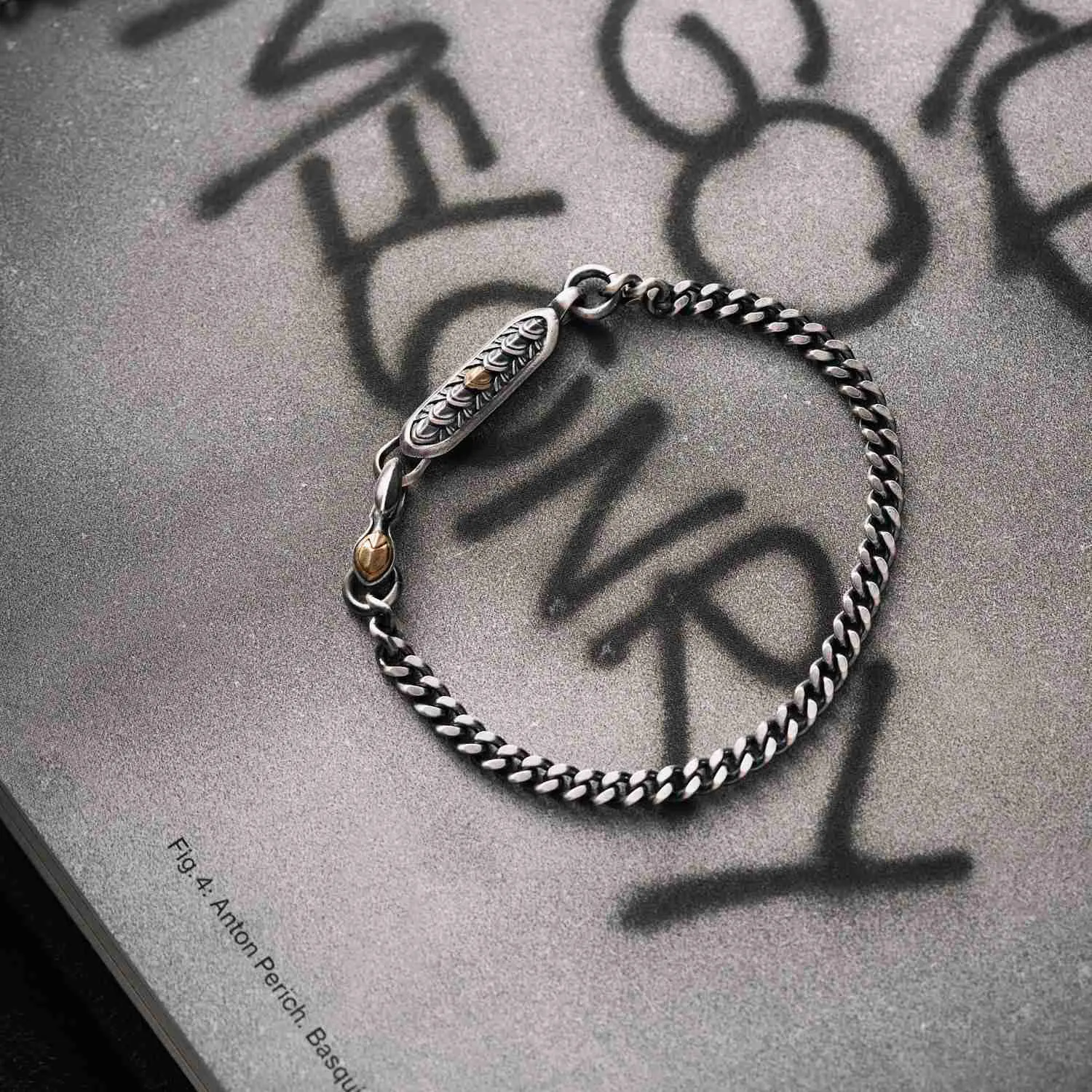 Dragon Scale Cuban Link Bracelet - 4mm