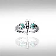 Dragonfly Silver Toe Ring TR3729