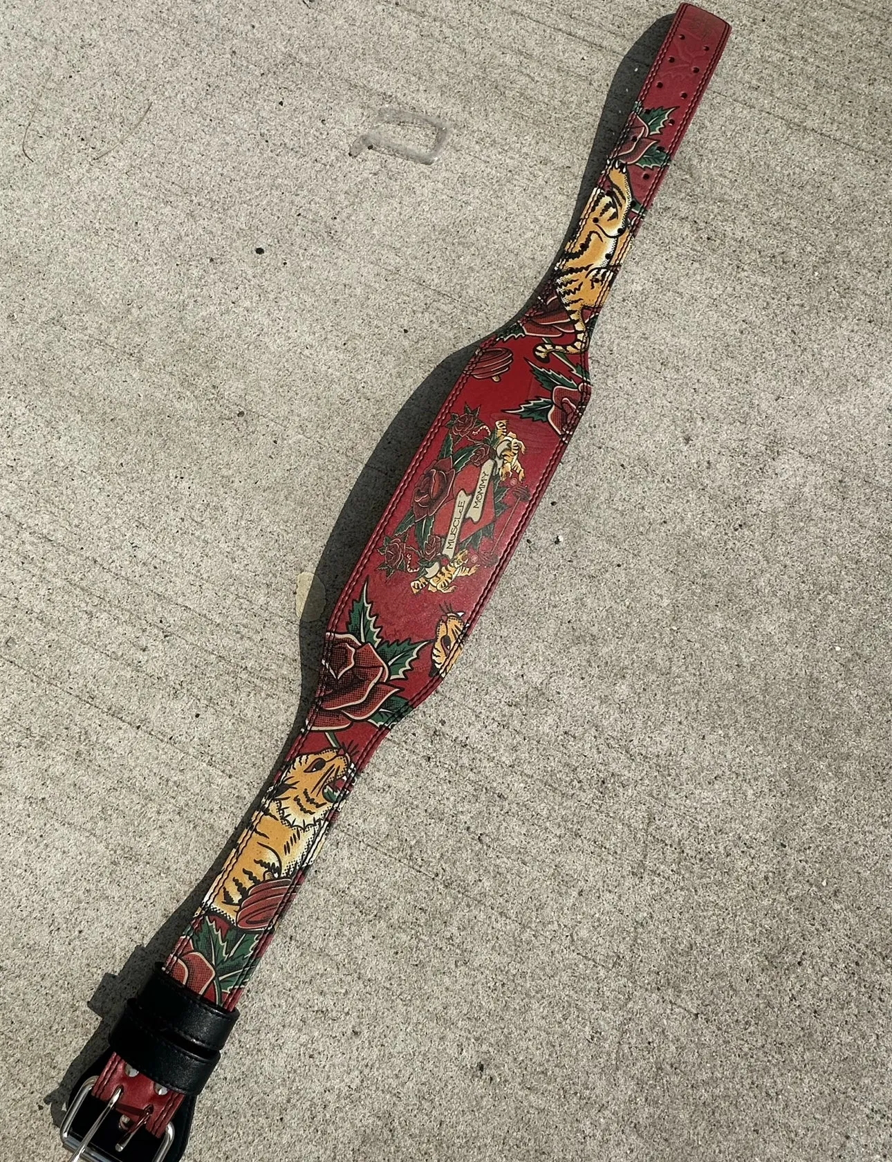 ED HARDY WEIGHT LIFTING BELT