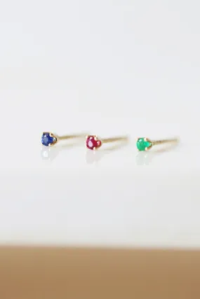 Emerald Baby Studs