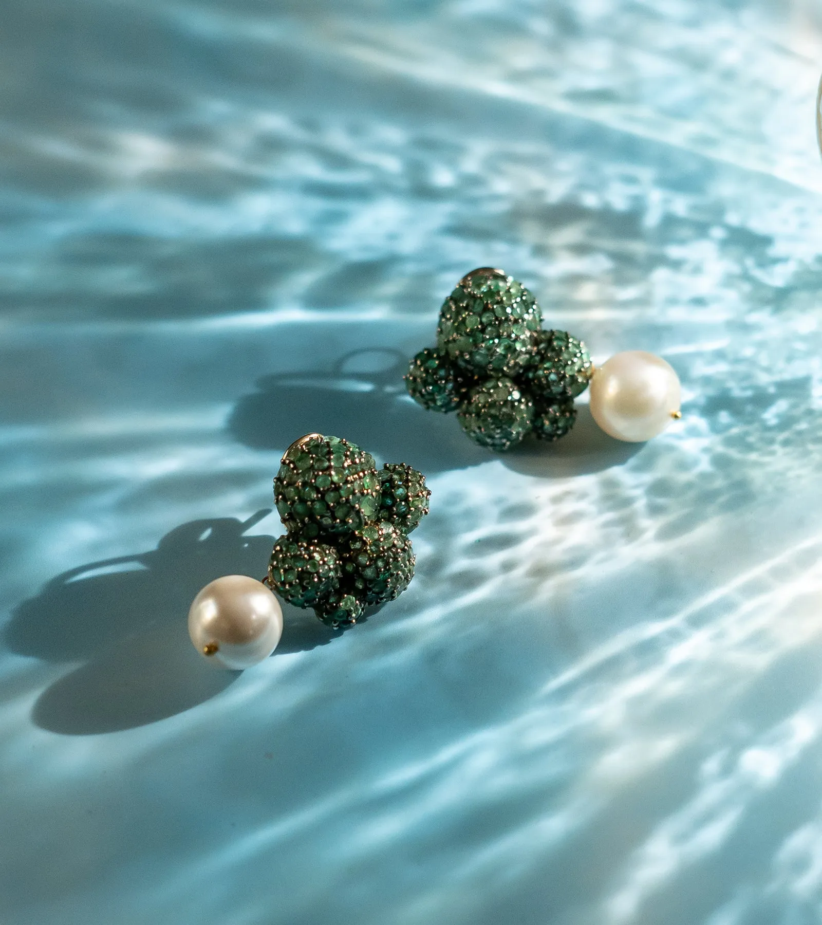 Emerald Bubble | Earrings