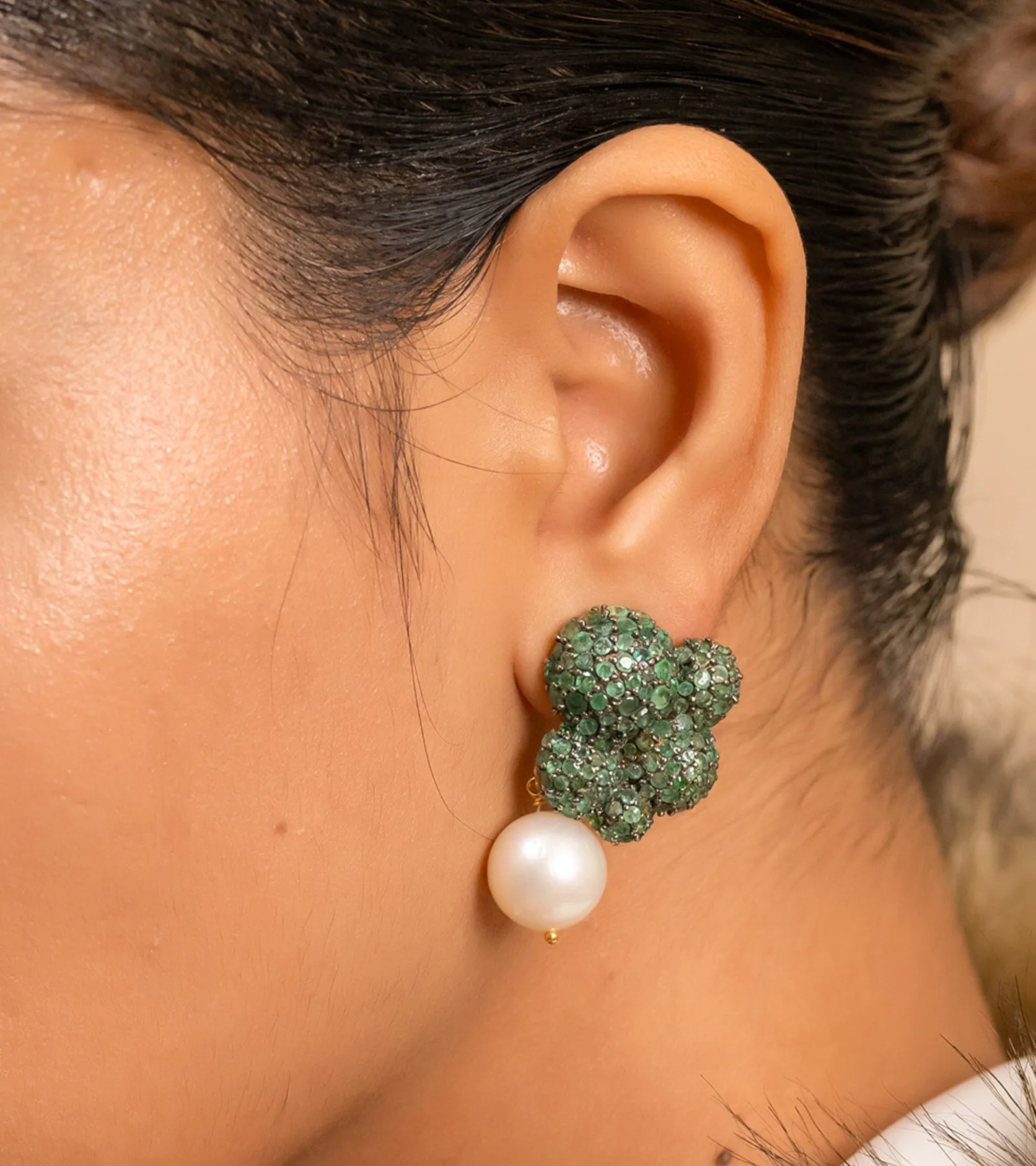 Emerald Bubble | Earrings