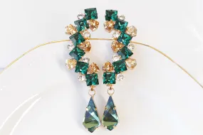 Emerald EAR CLIMBER EARRING