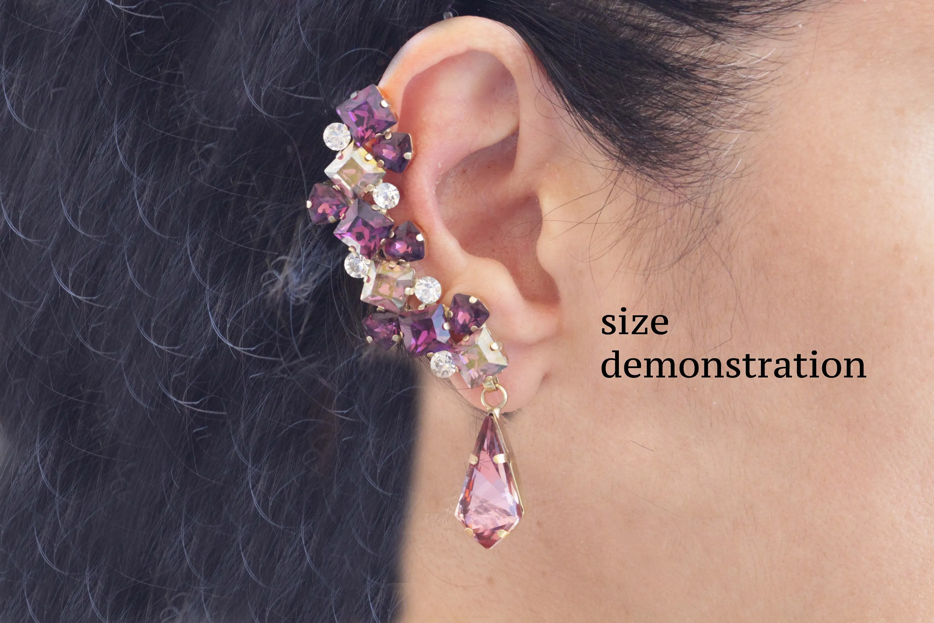 Emerald EAR CLIMBER EARRING