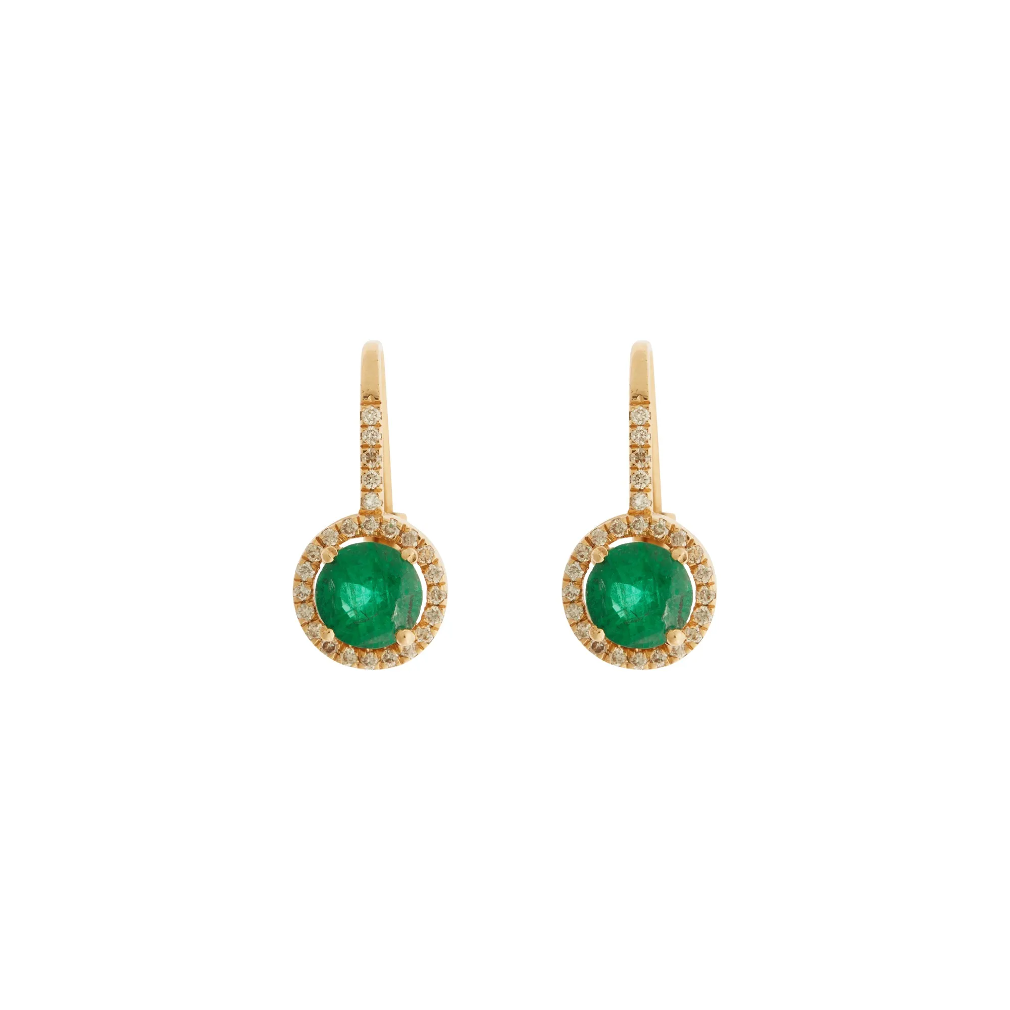 Emerald Whisper Earrings