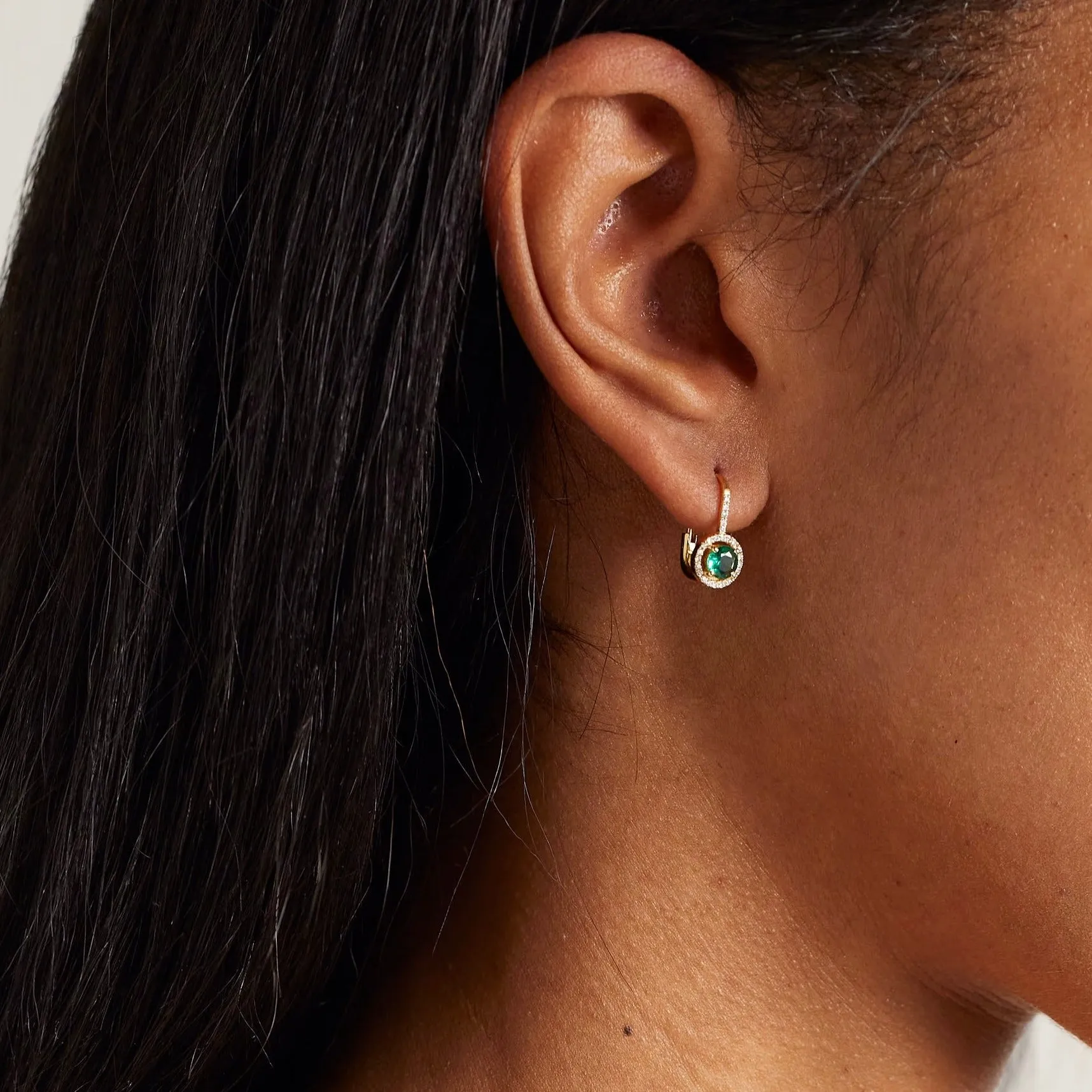 Emerald Whisper Earrings