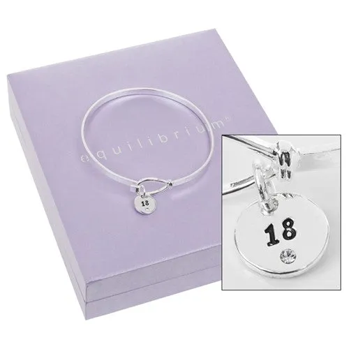 Equilibrium Disk Loop Bangle 18th