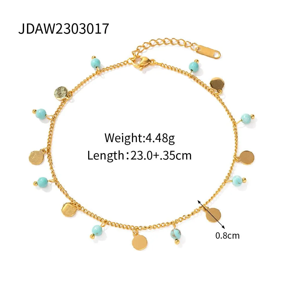 Esha Disc Anklet