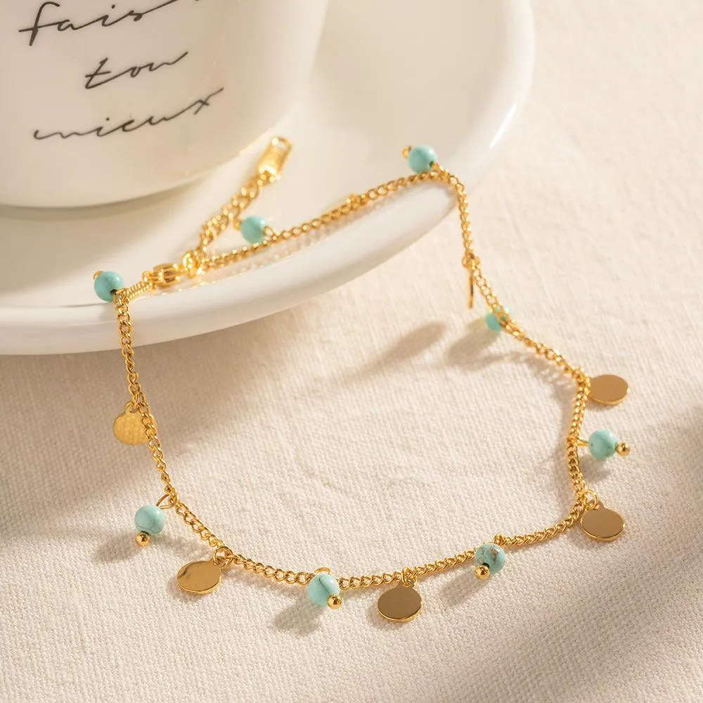 Esha Disc Anklet