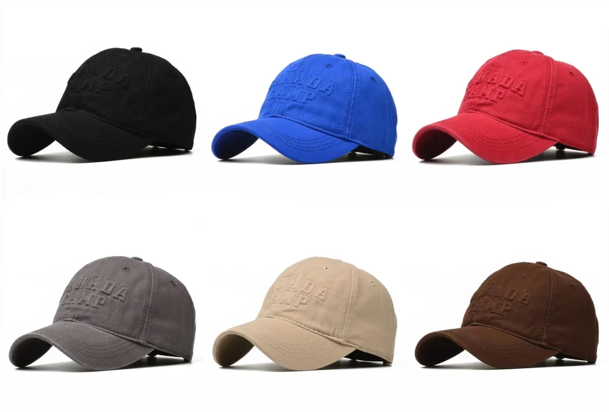 Fashion Unisex Summer Baseball Caps Cotton Letter Snapback Hat for Men Women Adjustable Kpop Dad Hats Bone Casquette