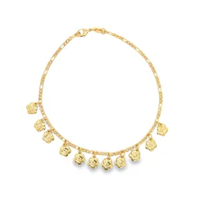 Flower Charm Anklet (E2)