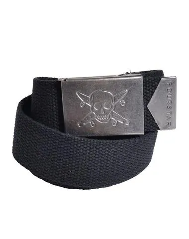 Fourstar Pirate Web Belt Black