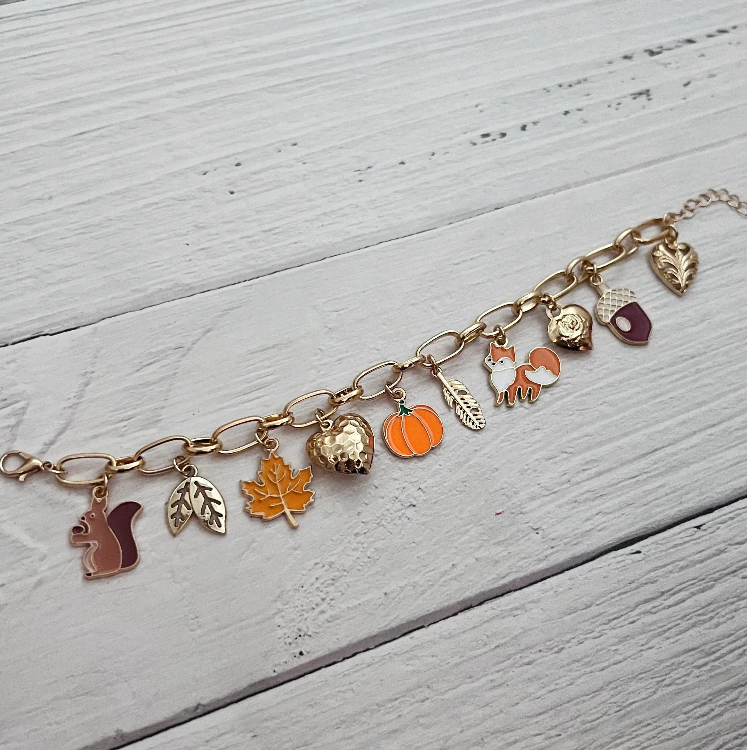 Fox Friends Charm Bracelet