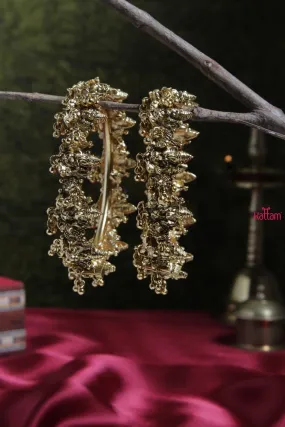 Ganesha Gold Trims Temple Bangle