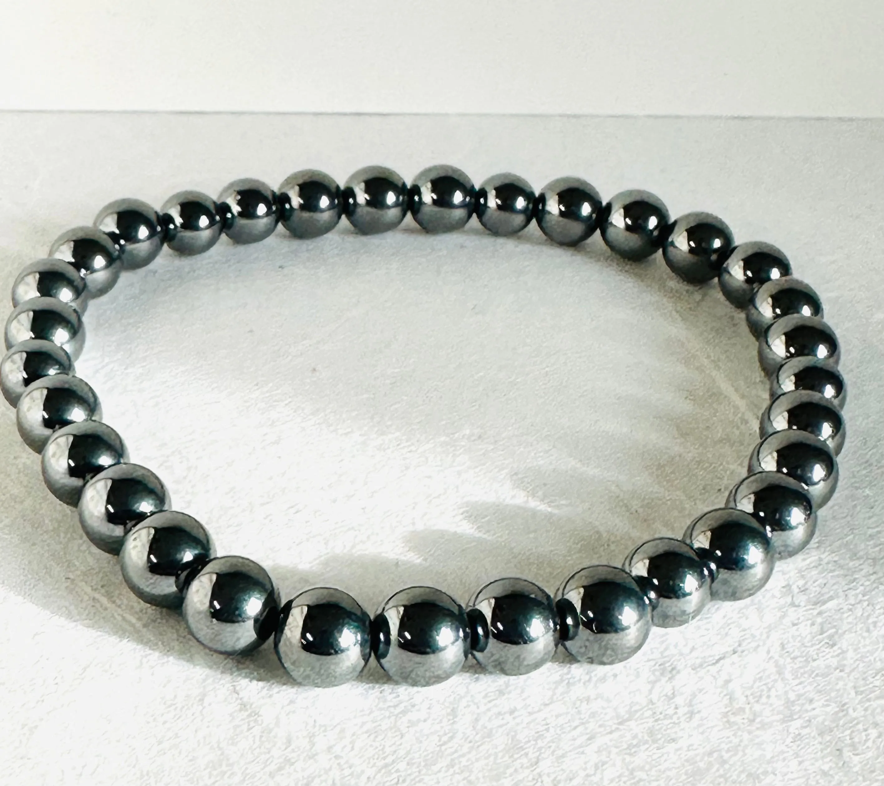 Gemstone Stretch Bracelet-Labradorite,agate, Calcite, Chalcedony Gemstone Stretch Bracelet