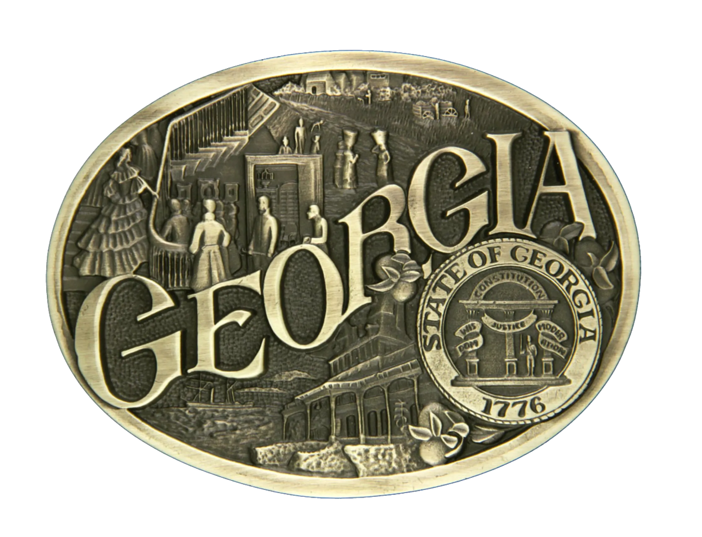 Georgia State Buckle