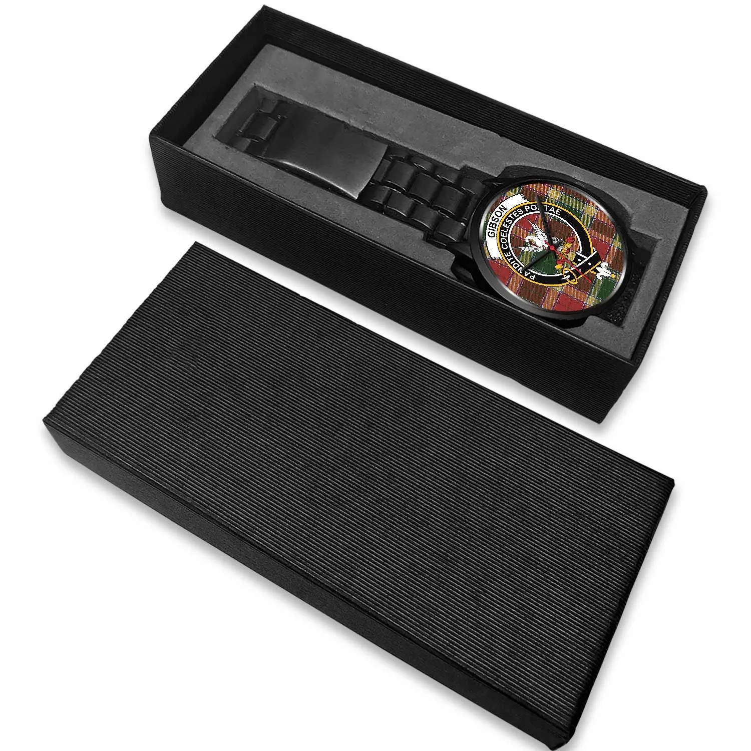 Gibson Clan Badge Tartan Black Watch