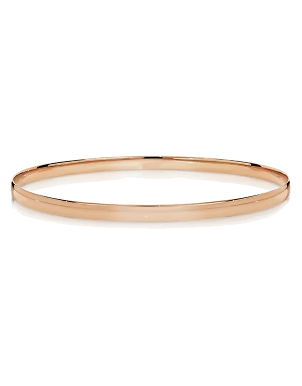 Gold Bangle - 10ct Rose Gold Bangle - 784305