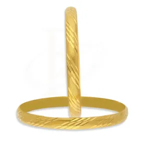 Gold Bangles in 21KT - FKJBNG21K1945