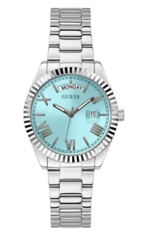 Guess Luna Blue and Silver Women's Watch GW0308L4