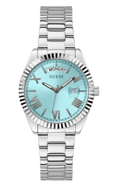Guess Luna Blue and Silver Women's Watch GW0308L4