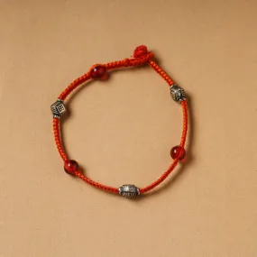 Handcrafted Patwa Thread & Beadwork Anklet 62