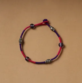 Handcrafted Patwa Thread & Beadwork Anklet 78