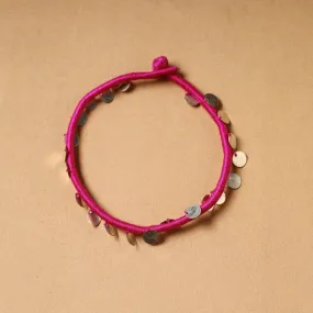 Handcrafted Patwa Thread & Sequin Work Anklet 25