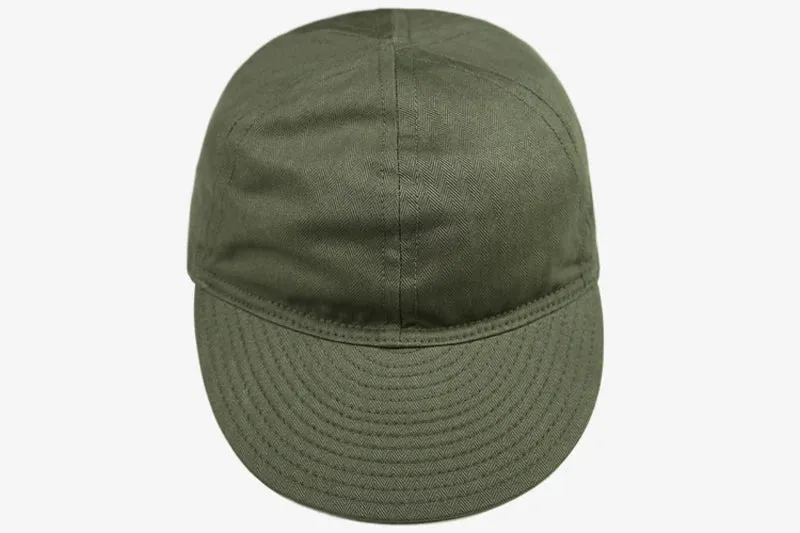 HBT USAF Type A-3 Mechanics Cap - Denim Work Cap - WW2 Military Hat