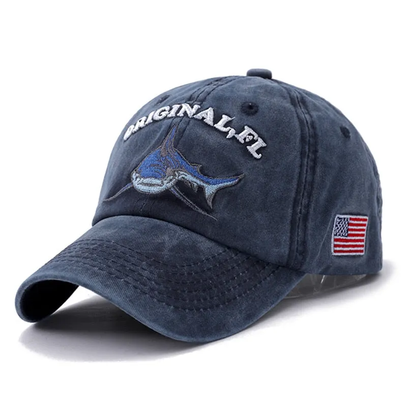 High Quality 100% Washed Cotton Baseball Cap Men Summer Retro Cap Embroidery Dad Hat For Women Casquette Gorras Snapback Cap