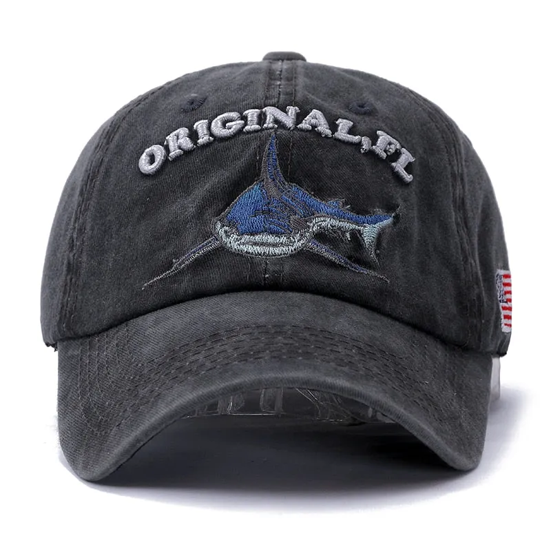 High Quality 100% Washed Cotton Baseball Cap Men Summer Retro Cap Embroidery Dad Hat For Women Casquette Gorras Snapback Cap