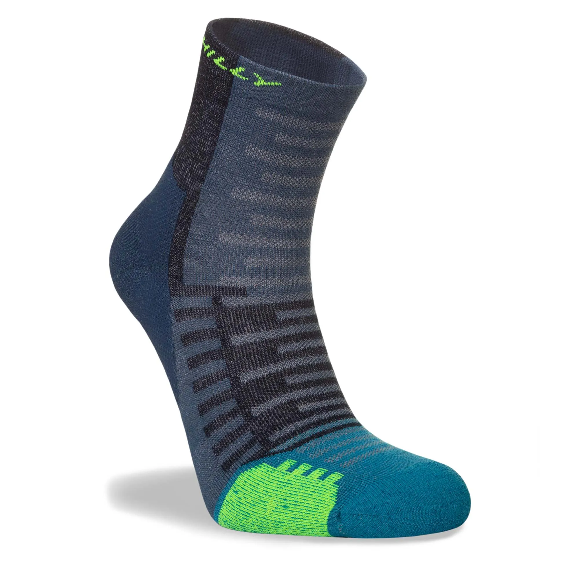 Hilly | Unisex Active Anklet Running Socks - Denim Teal