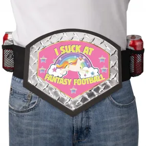 'I Suck At Fantasy Football' Fantasy Football Loser Belt
