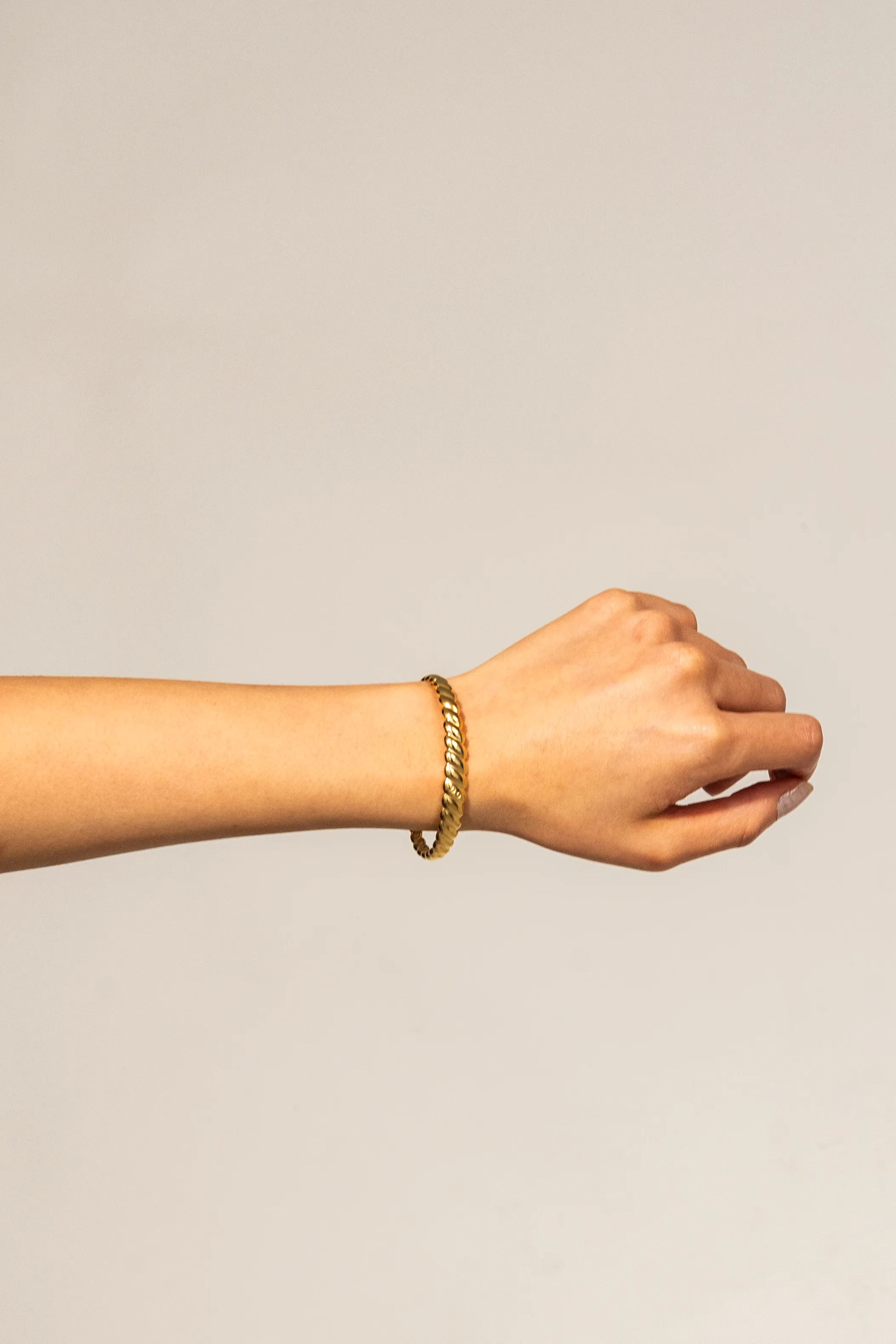 Infinity Cuff Bracelet Gold