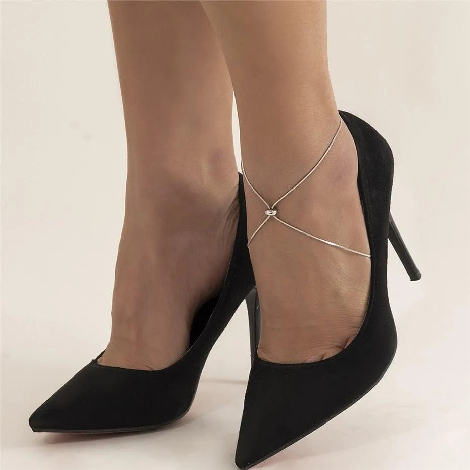 Ingemark Adjustable Chain Anklet Bracelet for Women